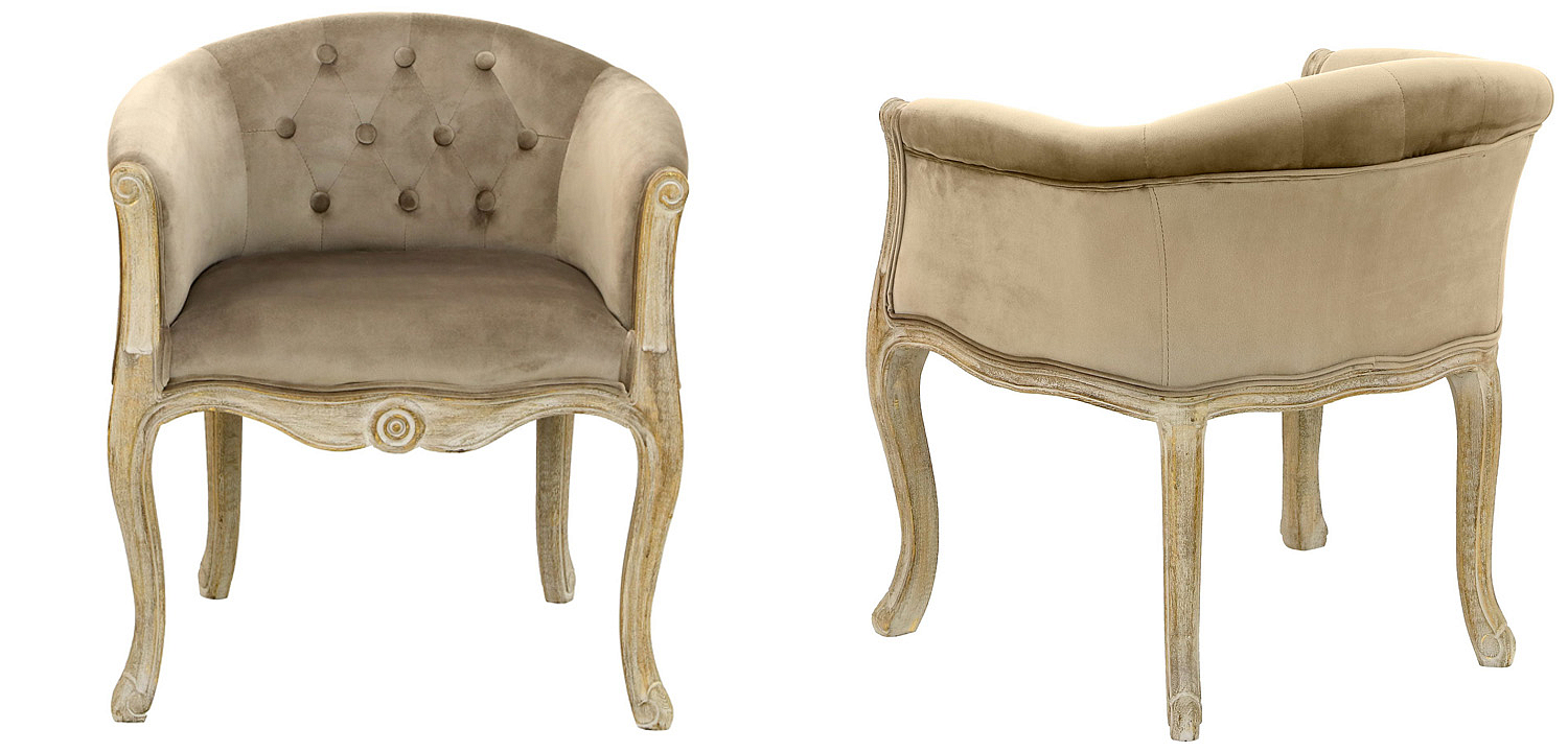 Кресло French Provence Armchair Roderic beige Кресло French Provence Armchair Roderic beige - Loft-Concept в Сочи