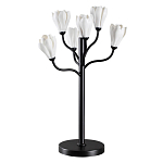 Настольная лампа с ветвями и белыми фарфоровыми цветами Floralis варинант исполнения - 1 | Loft Concept в Сочи