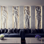 Барельеф FOUNTAIN OF INNOCENTS варинант исполнения - 1 | Loft Concept в Сочи