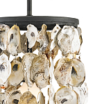 Подвесной светильник с подвесками из устричных раковин Sea Ravens варинант исполнения - 1 | Loft Concept в Сочи