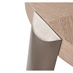 Столик журнальный круглый со светлым шпоном Light Veneer Table варинант исполнения - 3 | Loft Concept в Сочи