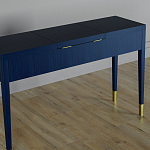 Туалетный стол - Трельяж Elsa Dreams Blue 120 см варинант исполнения - 4 | Loft Concept в Сочи