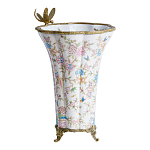 Ваза с бронзовой стрекозой Paradise Dragonfly варинант исполнения - 2 | Loft Concept в Сочи