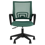 Офисное кресло с основанием из черного пластика Desk chairs Green варинант исполнения - 2 | Loft Concept в Сочи