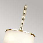 Бра вертикальное с белым полукруглым плафоном и длинным стержнем S Kichler варинант исполнения - 9 | Loft Concept в Сочи