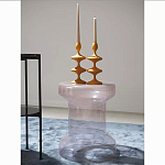 Кофейный столик стеклянный Elegant Lilac Glass Model варинант исполнения - 2 | Loft Concept в Сочи