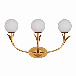 Бра с золотым каркасом в виде стебля с листьями Inspired by Nature варинант исполнения - 3 | Loft Concept в Сочи