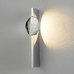 Бра с круглым зеркальным диском на прямоугольном соновании Reflection Circle Glow варинант исполнения - 5 | Loft Concept в Сочи