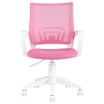 Офисное кресло с основанием из белого пластика Desk chairs Pink варинант исполнения - 2 | Loft Concept в Сочи