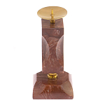 Подсвечник фигурный из натурального камня лемезит Stone Candlestick варинант исполнения - 2 | Loft Concept в Сочи