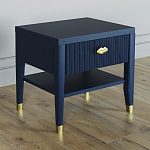 Прикроватная тумбочка с ящиком Elsa Dreams Blue варинант исполнения - 1 | Loft Concept в Сочи