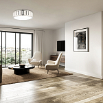 Потолочный светильник с гофрированным абажуром цвета графит Millennium варинант исполнения - 3 | Loft Concept в Сочи