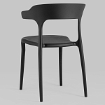 Черный стул из прочного PP-пластика JORIS варинант исполнения - 4 | Loft Concept в Сочи