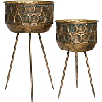 Железное кашпо Boston варинант исполнения - 1 | Loft Concept в Сочи