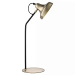 Настольная лампа с плафоном в форме купола в сочетании черного и золотистого цвета Minimalist Execution варинант исполнения - 2 | Loft Concept в Сочи