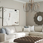 Люстра с состаренными резными элементами Big Graceful Profile варинант исполнения - 5 | Loft Concept в Сочи