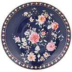 Чайный сервиз из фарфора синий на 6 персон 14 предметов Flower Porcelain Collection варинант исполнения - 3 | Loft Concept в Сочи