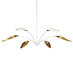 Люстра белая с плафонами в виде лепестков Delicate Flower варинант исполнения - 3 | Loft Concept в Сочи