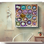 Панно "Конфетное ассорти" Bright Candy Assortment варинант исполнения - 4 | Loft Concept в Сочи