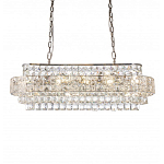 Люстра овальной формы хрустальная в неоклассическом стиле Majesty варинант исполнения - 6 | Loft Concept в Сочи