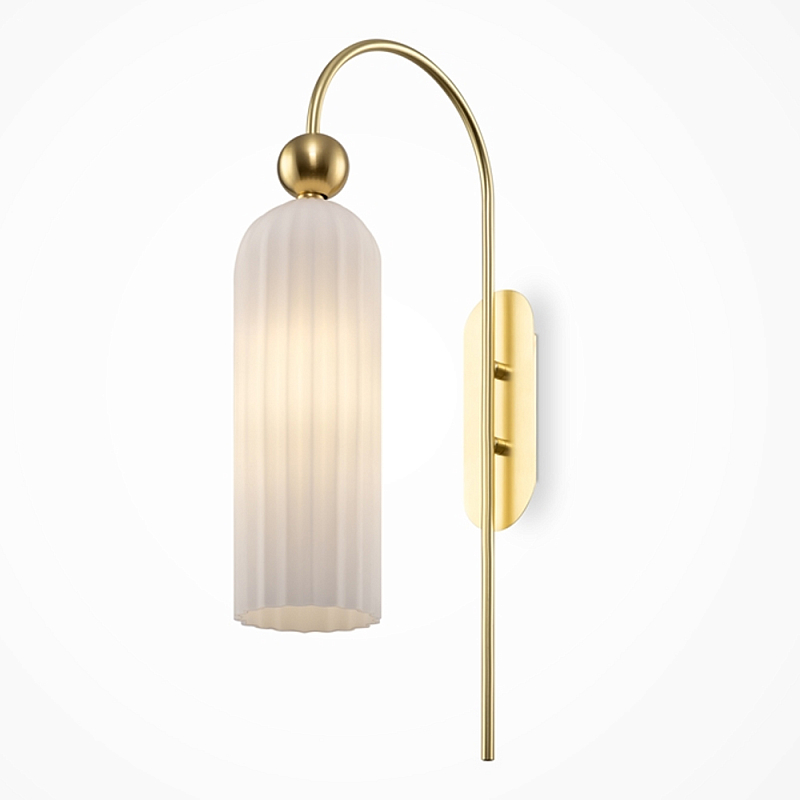 Бра Maytack c Белым Плафоном  Золотой Белый в Сочи | Loft Concept 