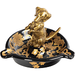 Пепельница фарфоровая Gold Dog варинант исполнения - 3 | Loft Concept в Сочи