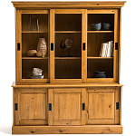 Витрина из массива сосны Cobbett Wood Showcase варинант исполнения - 2 | Loft Concept в Сочи