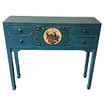 Консоль в китайском стиле с 4-мя ящиками Chinese Elm Console Table варинант исполнения - 1 | Loft Concept в Сочи