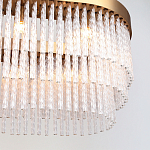 Люстра подвесная овальная со стеклянными трубками Nembus варинант исполнения - 3 | Loft Concept в Сочи