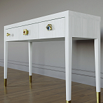 Дизайнерский Письменный стол Elsa Dreams White с тремя ящиками варинант исполнения - 2 | Loft Concept в Сочи