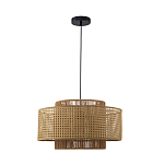 Подвесной светильник с абажуром из плтеного бамбука Light Inside the Cell варинант исполнения - 3 | Loft Concept в Сочи