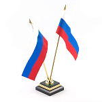 Флагшток из малахита и бронзы с позолотой Stone Flagpole варинант исполнения - 2 | Loft Concept в Сочи