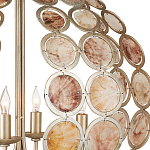 Люстра в форме шара с декором из круглых декоративных элементов Bright Shell Discs варинант исполнения - 1 | Loft Concept в Сочи