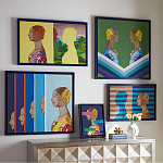 Картина Ренесанс ручная вышивка бисером RENAISSANCE REFLECTION BEADED ART варинант исполнения - 1 | Loft Concept в Сочи