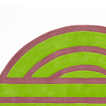 Дизайнерский ковер зеленый Poltronova Sofo Verosa Rug варинант исполнения - 5 | Loft Concept в Сочи