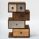 Тумба необычной формы с выдвижными ящиками Shift варинант исполнения - 2 | Loft Concept в Сочи