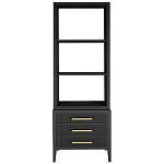 Этажерка Primo с ящиками шпон Черный дуб варинант исполнения - 1 | Loft Concept в Сочи