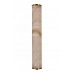 Бра цилиндрической формы из натурального алебастра Calcite Geometry варинант исполнения - 4 | Loft Concept в Сочи