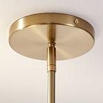 Люстра круглая с 2-мя металлическими абажурами Andromeda варинант исполнения - 5 | Loft Concept в Сочи