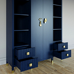 Большой шкаф с витриной Elsa Dreams Blue варинант исполнения - 2 | Loft Concept в Сочи