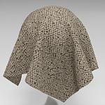 Мебельная ткань Шенилл коричневый цвет 138 см T4-28 варинант исполнения - 3 | Loft Concept в Сочи