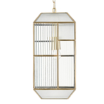 Подвесной светильник с рельефным стеклом Embossed Glass варинант исполнения - 3 | Loft Concept в Сочи