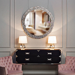 Настольная лампа с кремовым абажуром на граненном основании Crystal Facets варинант исполнения - 2 | Loft Concept в Сочи