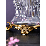 Ваза прозрачная с бронзовыми ручками в виде ангелов Eden Garden варинант исполнения - 5 | Loft Concept в Сочи