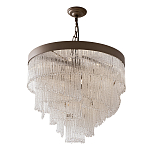 Люстра со стеклянными подвесками в виде круглых бусин Waterfall of Light варинант исполнения - 1 | Loft Concept в Сочи
