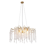 Люстра c подвесками из прозрачного хрусталя Диаметр 85 см FAIRYTREE Light варинант исполнения - 1 | Loft Concept в Сочи