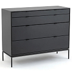 Комод из металла и кожи Guarin Chest of Drawers варинант исполнения - 1 | Loft Concept в Сочи