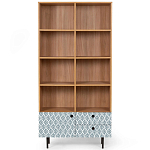 Широкий стеллаж с принтом Elise Rack варинант исполнения - 14 | Loft Concept в Сочи