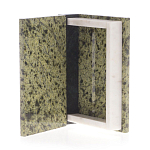 Шкатулка в виде книги из натурального камня змеевик Stone Casket варинант исполнения - 3 | Loft Concept в Сочи