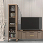 Витрина левая 1-дверная с ящиком и 5-ю полками Harper Line варинант исполнения - 3 | Loft Concept в Сочи